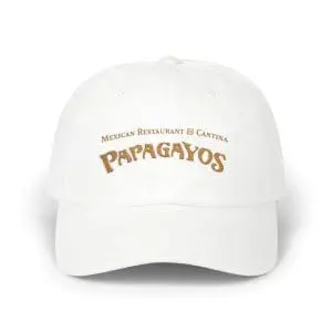 papagayos mexican restaurant official dad hat