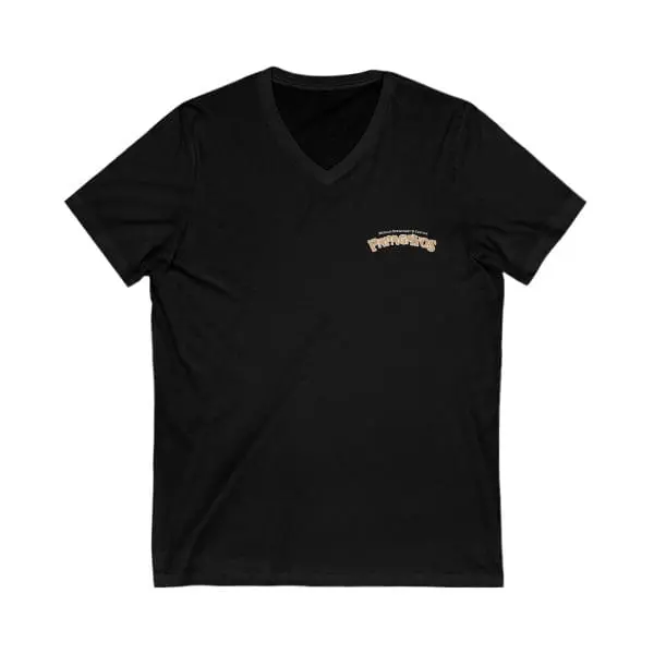 unisex jersey short sleeve v neck tee