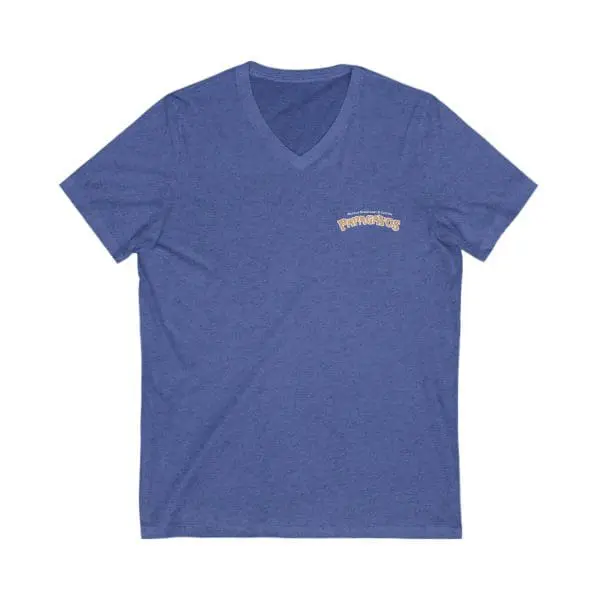 unisex jersey short sleeve v neck tee