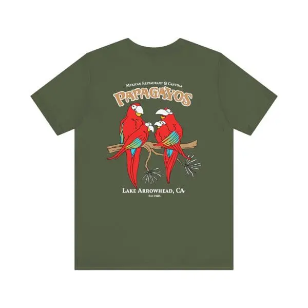papagayos mexican restaurant t shirt