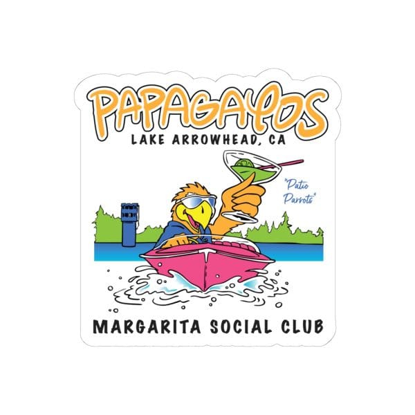papagayos margarita social club stickers